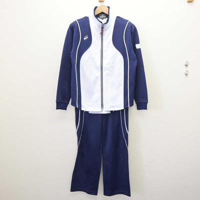 【中古】埼玉県 狭山経済高等学校 女子制服 2点 (ジャージ 上・ジャージ 下) sf063355