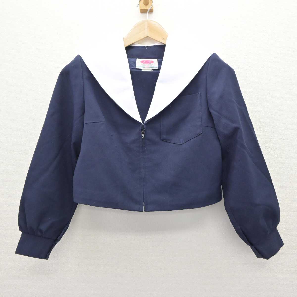 【中古】愛知県 宝神中学校 女子制服 3点 (セーラー服・セーラー服・スカート) sf063367