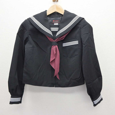 【中古】三重県 多気中学校 女子制服 3点 (セーラー服・スカート) sf063368