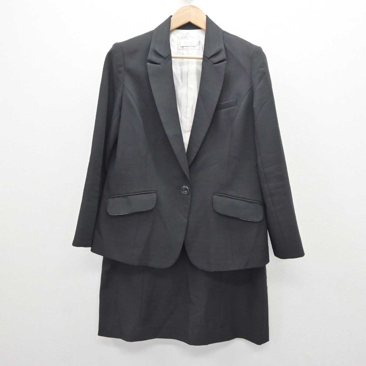 【中古】 事務服 女子制服 2点 (ジャケット・スカート) sf063370