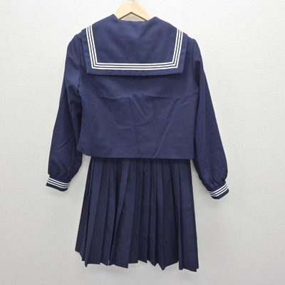 【中古】兵庫県 旭丘中学校 女子制服 3点 (セーラー服・スカート) sf063377