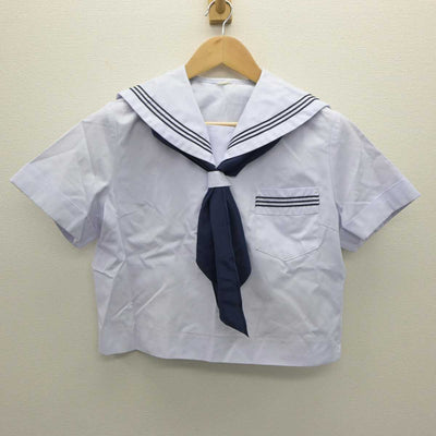 【中古】兵庫県 旭丘中学校 女子制服 3点 (セーラー服・スカート) sf063380