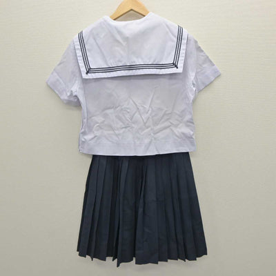 【中古】兵庫県 旭丘中学校 女子制服 4点 (セーラー服・スカート) sf063381