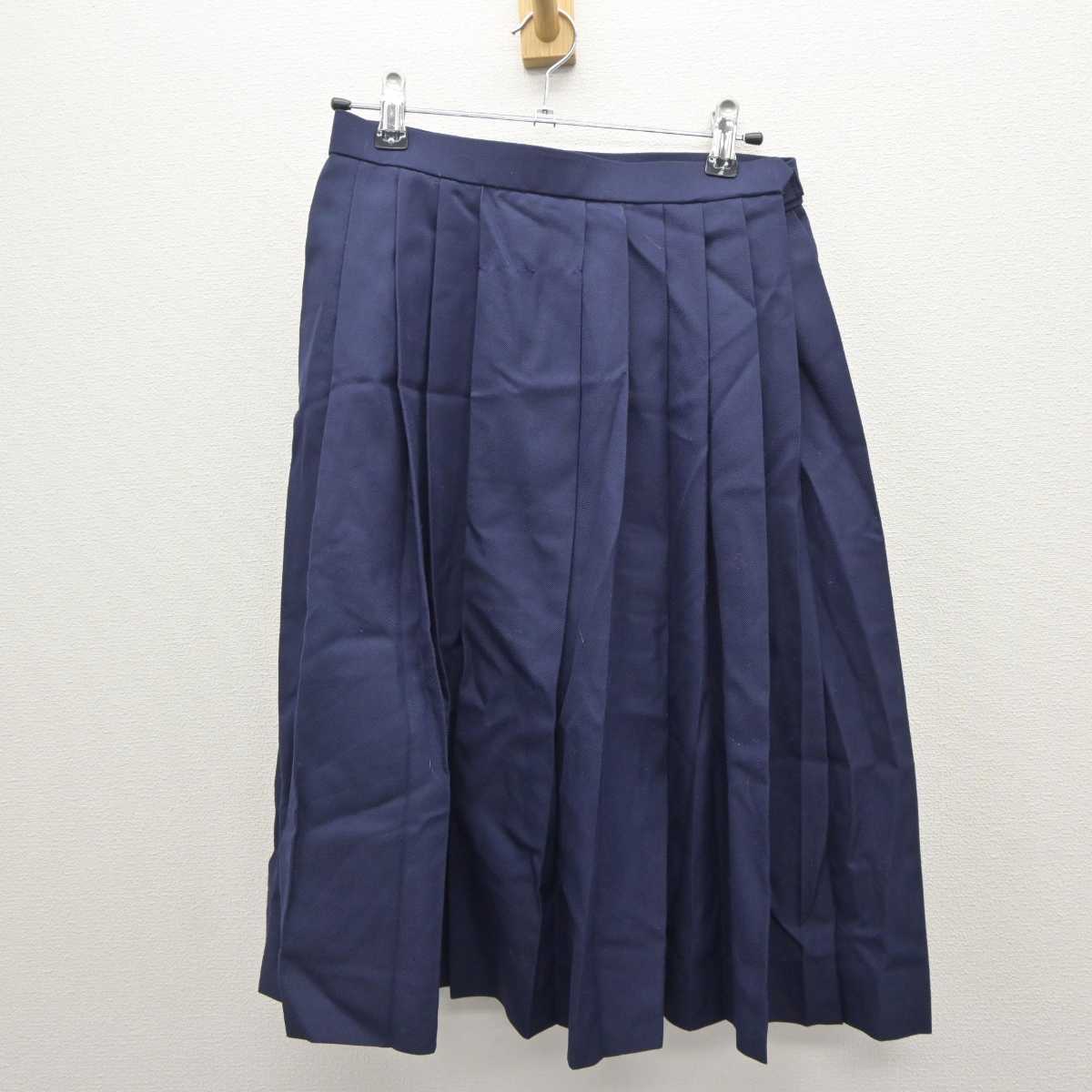 【中古】大阪府 藤陽中学校 女子制服 3点 (セーラー服・スカート) sf063385