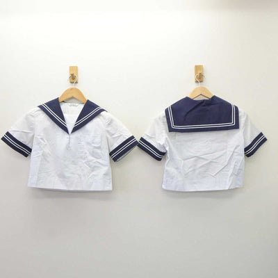 【中古】熊本県 出水南中学校 女子制服 3点 (セーラー服) sf063409