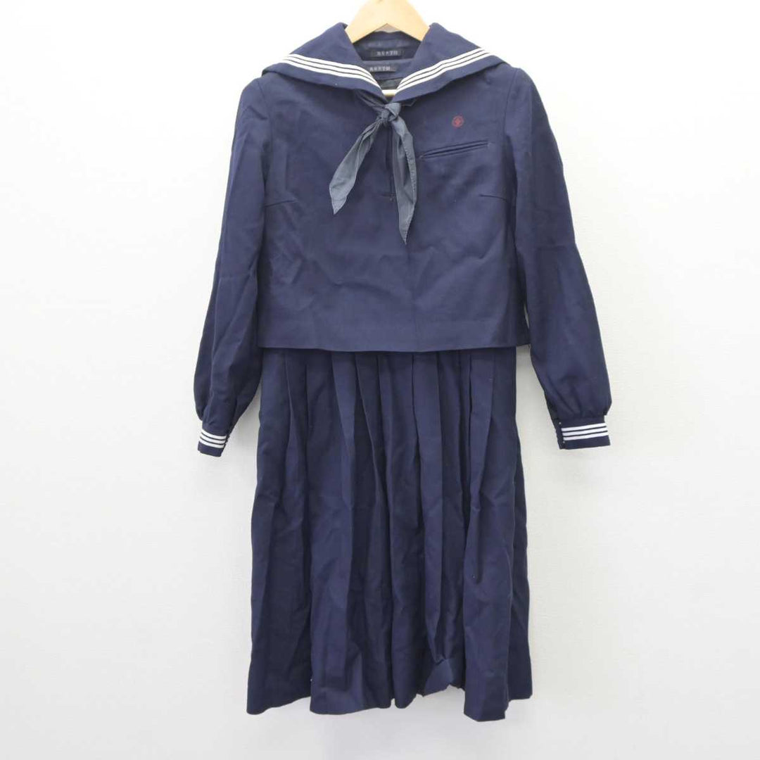 【中古】福岡県 筑紫女学園高等学校 女子制服 3点 (セーラー服・ジャンパースカート) sf063418 | 中古制服通販パレイド