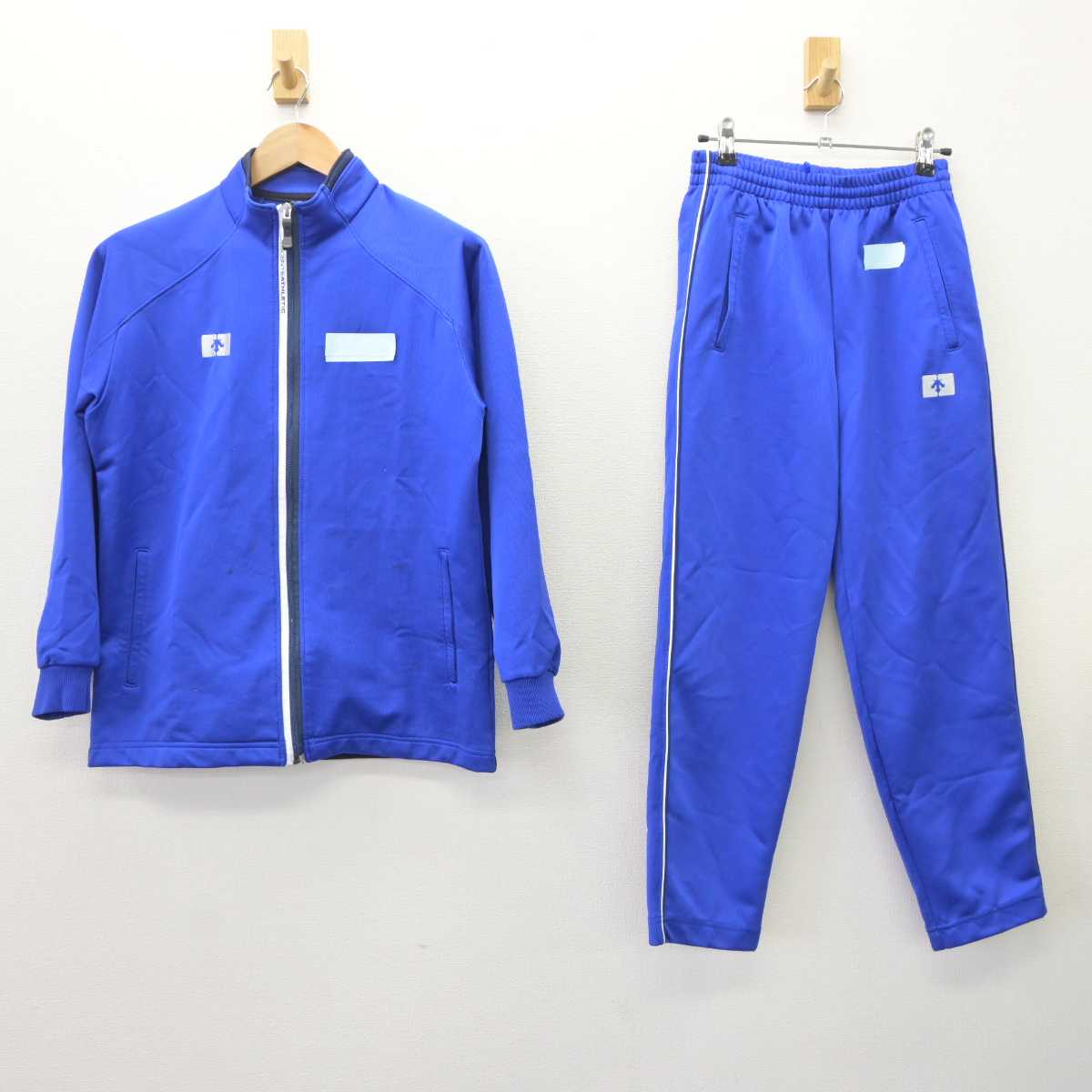 【中古】沖縄県 神森中学校 男子制服 2点 (ジャージ 上・ジャージ 下) sf063423