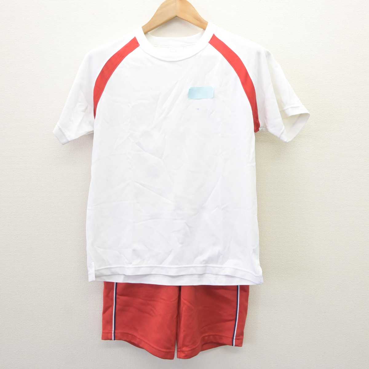 【中古】沖縄県 神森中学校 男子制服 2点 (体操服 上・体操服 下) sf063426