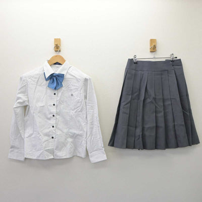 【中古】宮城県 東北生活文化大学高等学校 女子制服 4点 (ブレザー・シャツ・スカート) sf063429