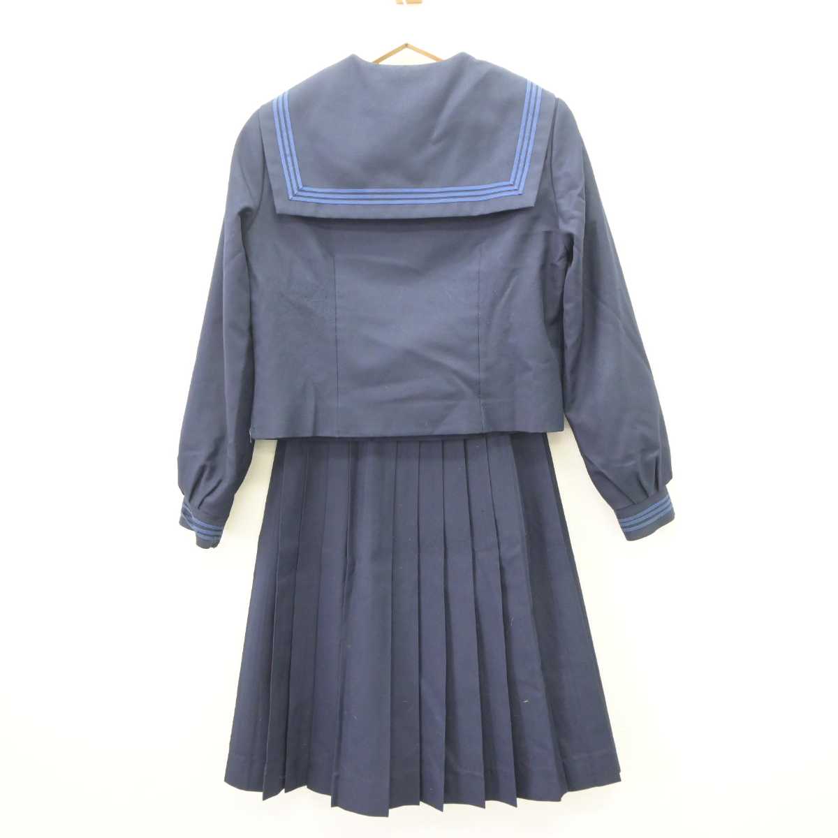 中古】茨城県 龍ケ崎市立城西中学校 女子制服 3点 (セーラー服・スカート) sf063432 | 中古制服通販パレイド