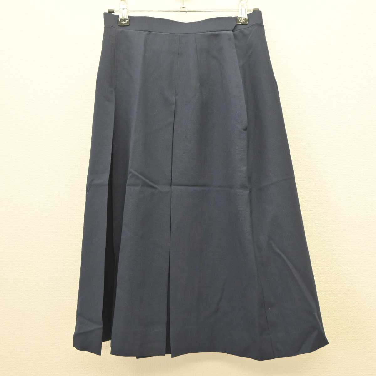 【中古】茨城県 龍ケ崎市立城西中学校 女子制服 3点 (ベスト・シャツ・スカート) sf063433