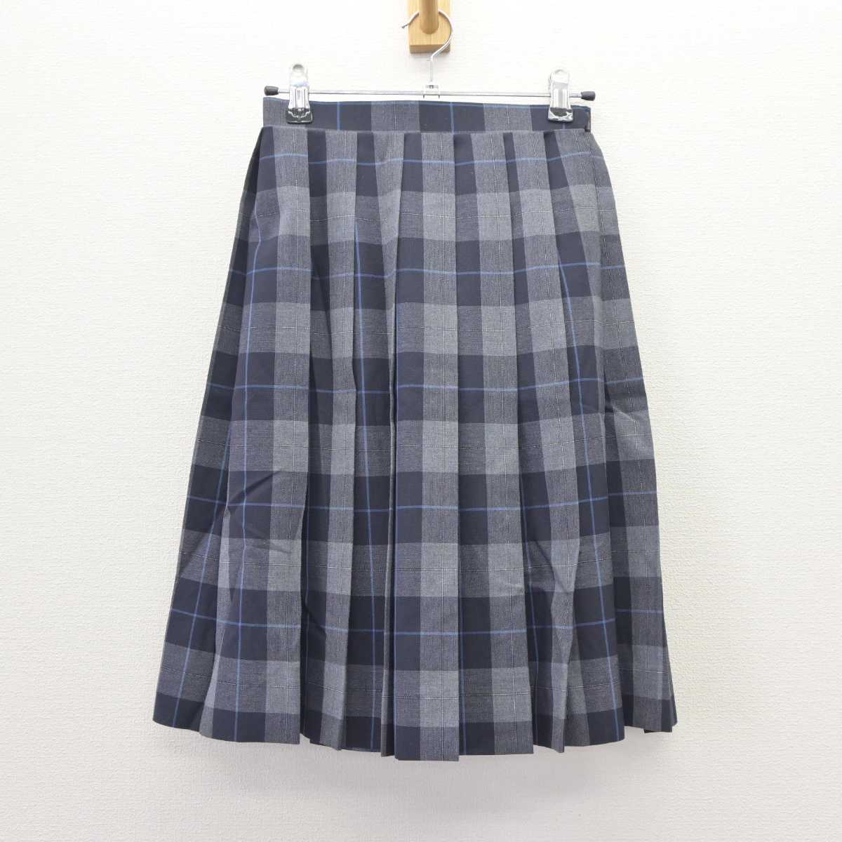 【中古】東京都 志村第一中学校 女子制服 3点 (ニットベスト・シャツ・スカート) sf063438