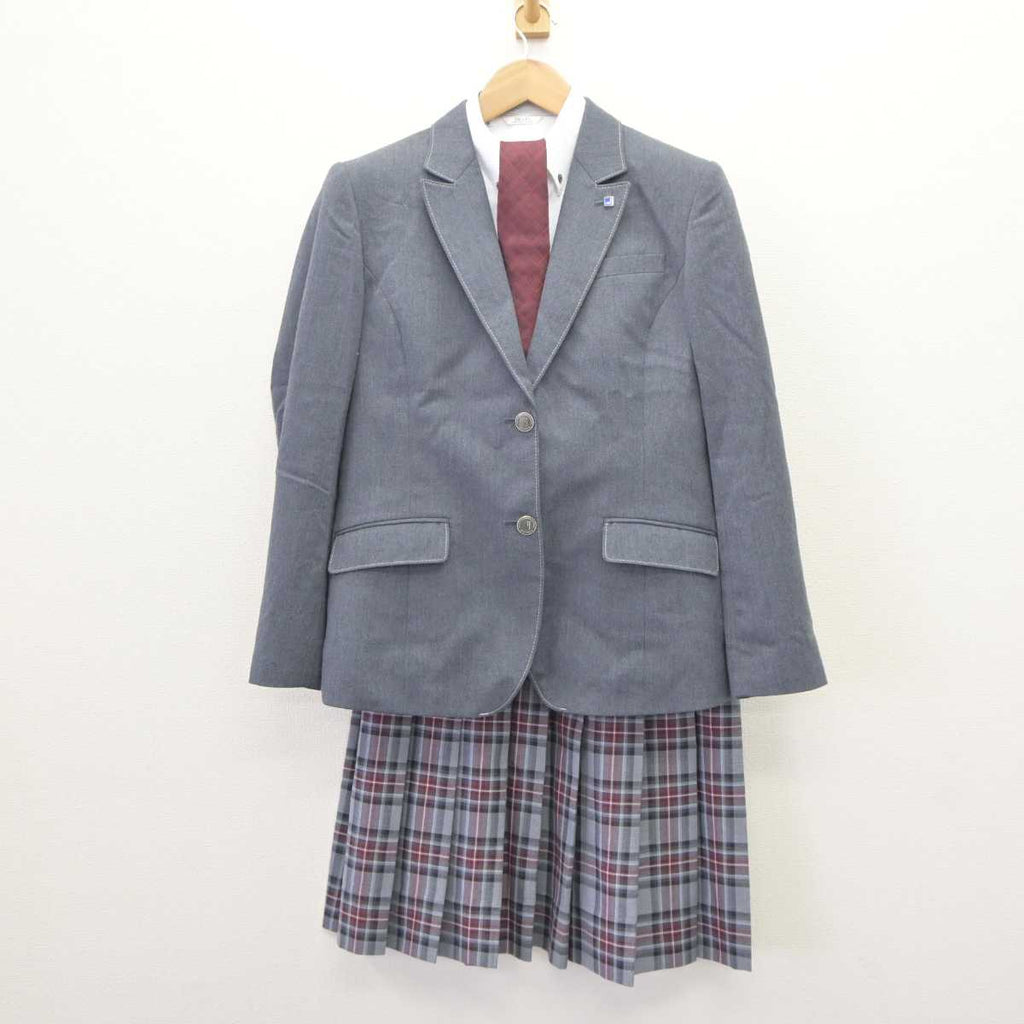 【中古】大阪府 大阪夕陽丘学園高等学校 女子制服 6点 (ブレザー・シャツ・スカート) sf063449 | 中古制服通販パレイド