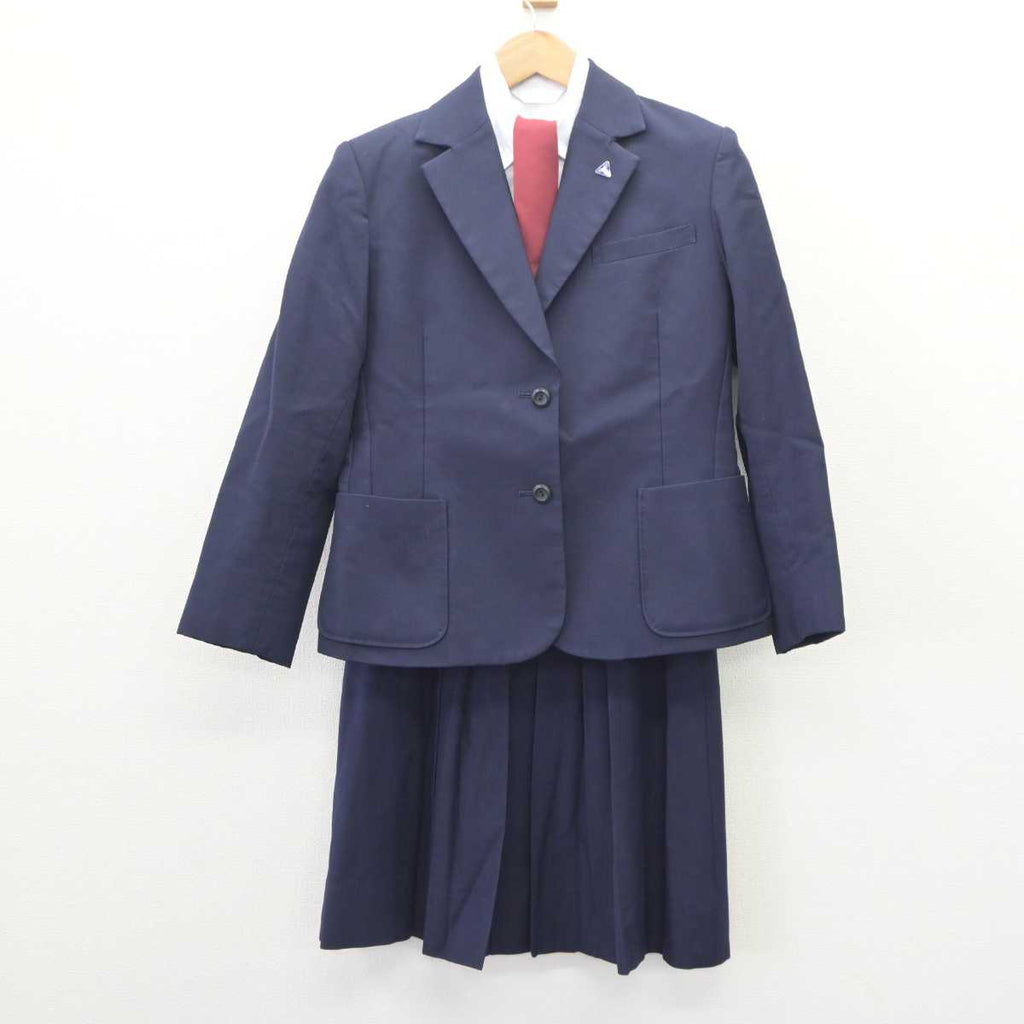 中古】兵庫県 葺合高等学校 女子制服 6点 (ブレザー・ニット・シャツ・スカート) sf063454 | 中古制服通販パレイド