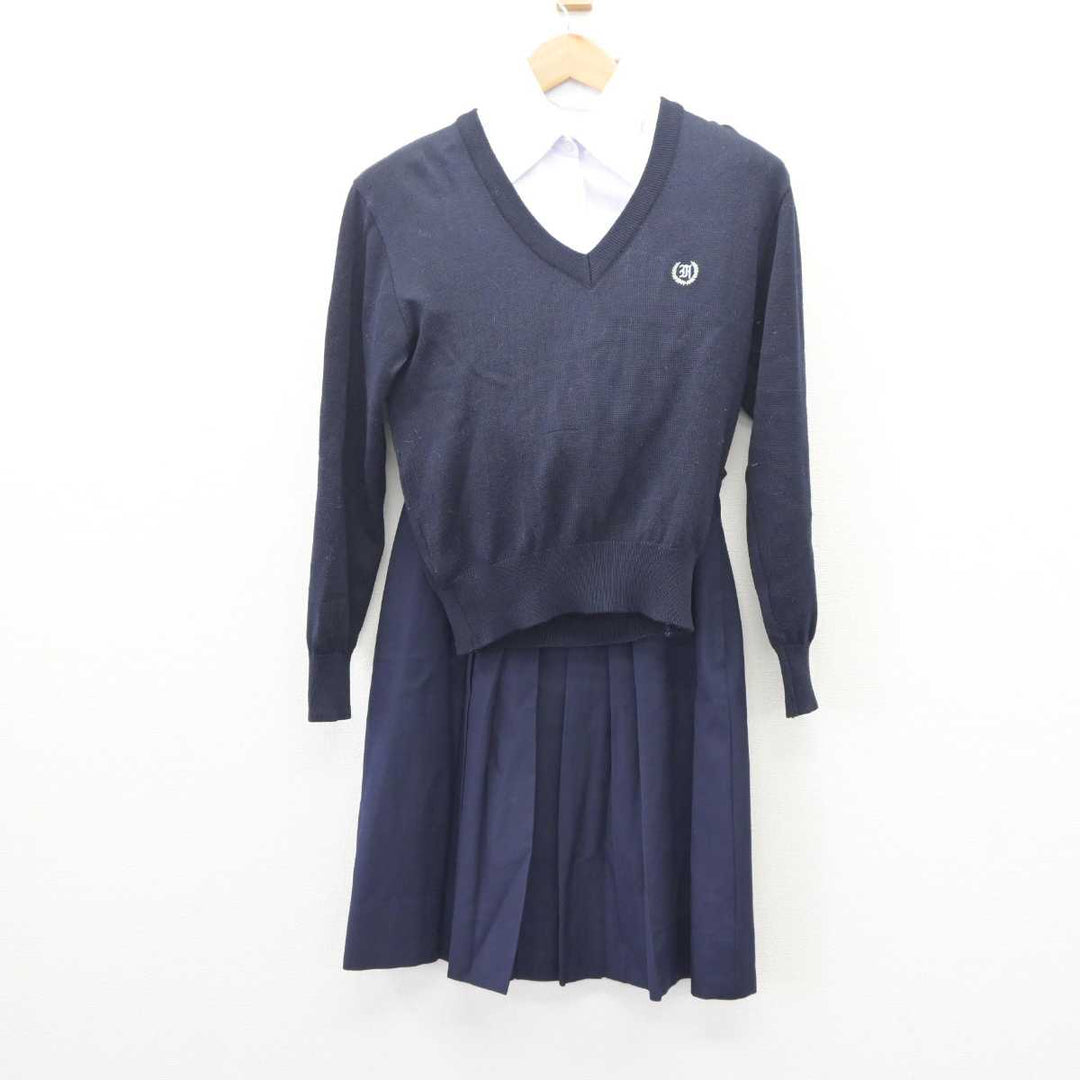 【中古】兵庫県 葺合高等学校 女子制服 6点 (ブレザー・ニット・シャツ・スカート) sf063454 | 中古制服通販パレイド