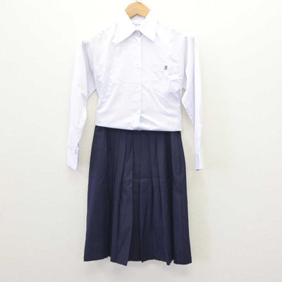 【中古】兵庫県 葺合高等学校 女子制服 6点 (ブレザー・ニット・シャツ・スカート) sf063454