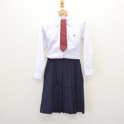 【中古】兵庫県 葺合高等学校 女子制服 3点 (シャツ・スカート) sf063455