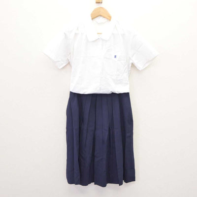 【中古】兵庫県 葺合高等学校 女子制服 2点 (シャツ・スカート) sf063456