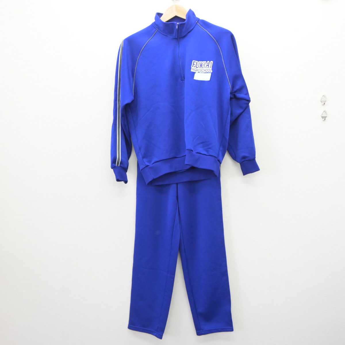 【中古】兵庫県 葺合高等学校 女子制服 2点 (ジャージ 上・ジャージ 下) sf063460