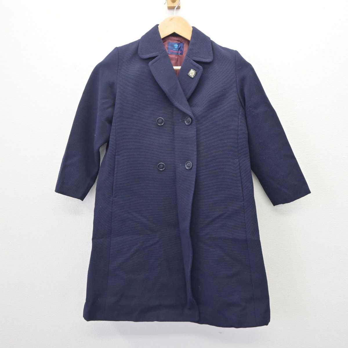 【中古】神奈川県 湘南白百合学園小学校 女子制服 1点 (コート) sf063466