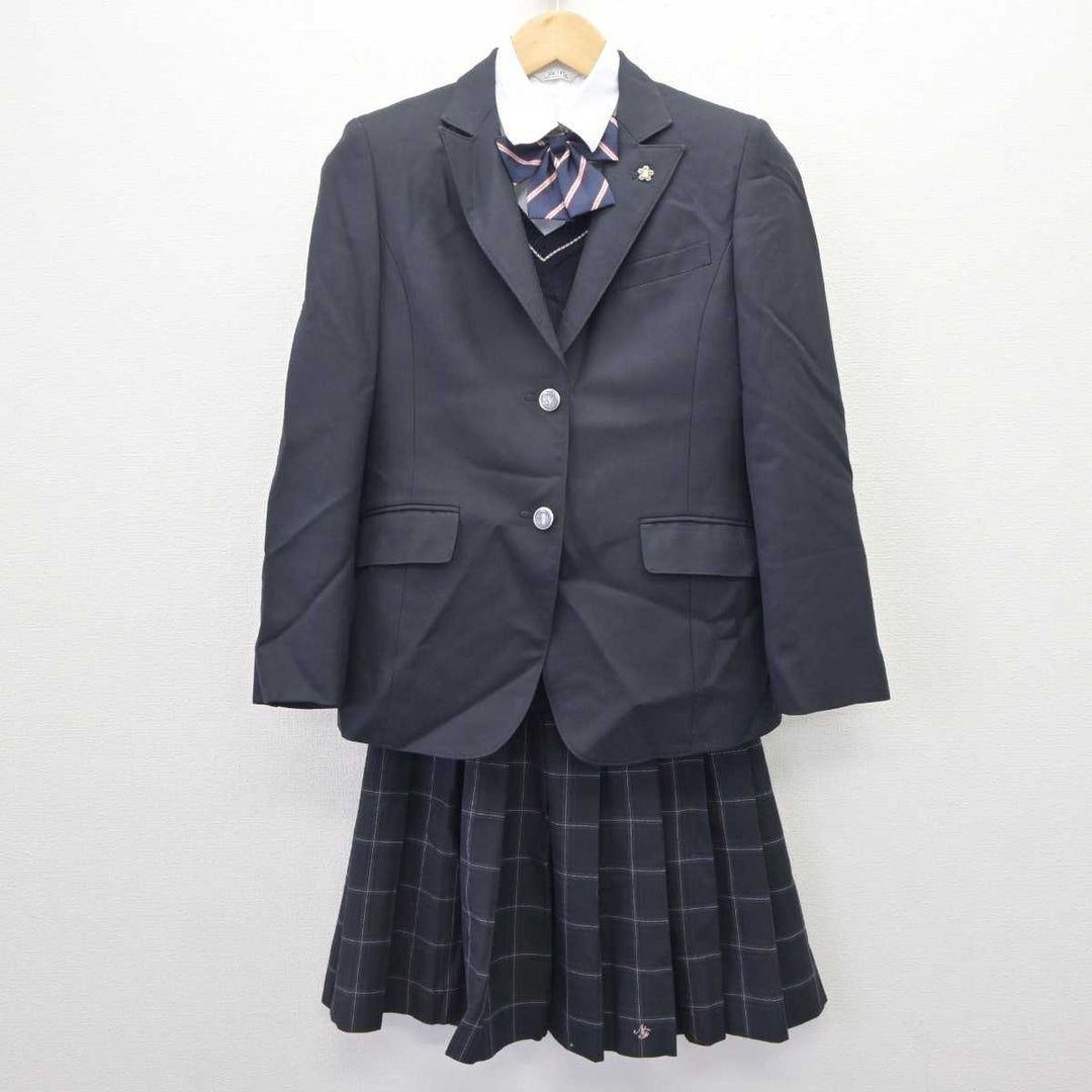 【中古】神奈川県 日本大学藤沢高等学校 女子制服 8点 (ブレザー・ニット・シャツ・スカート) sf063471 | 中古制服通販パレイド