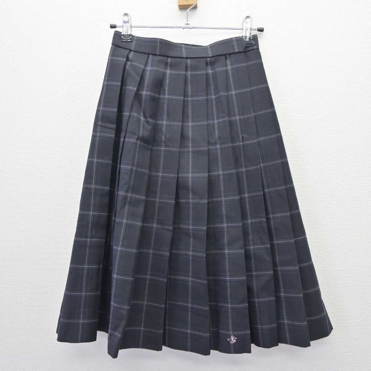 【中古】神奈川県 日本大学藤沢高等学校 女子制服 8点 (ブレザー・ニット・シャツ・スカート) sf063471