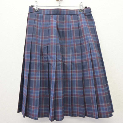 【中古】広島県 呉高等学校 女子制服 2点 (ニットベスト・スカート) sf063480