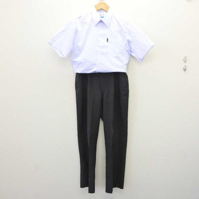 【中古】福井県 北陸高等学校 男子制服 2点 (シャツ・ズボン) sf063489