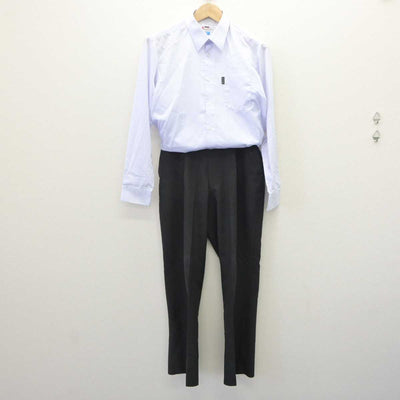 【中古】福井県 北陸高等学校 男子制服 2点 (シャツ・ズボン) sf063489