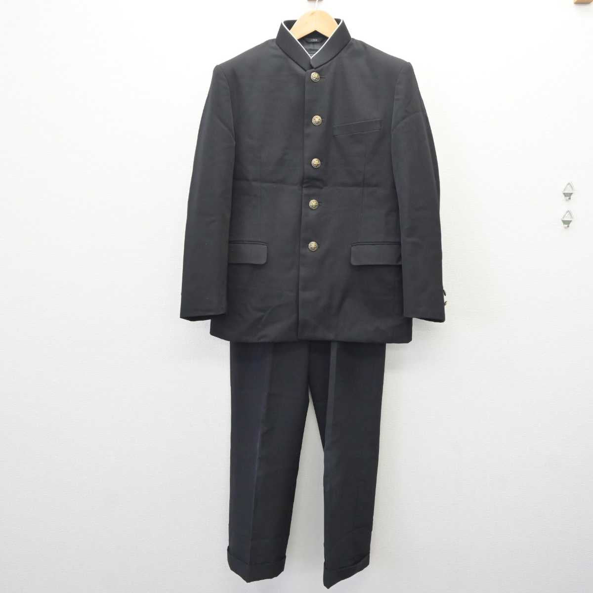 【中古】愛知県 雁が音中学校 男子制服 2点 (学ラン・ズボン) sf063490