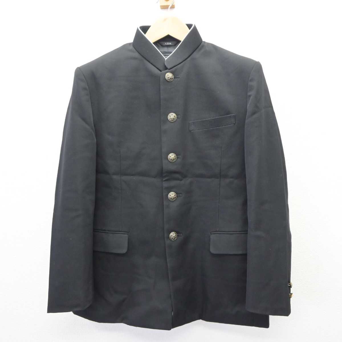 【中古】愛知県 雁が音中学校 男子制服 2点 (学ラン・ズボン) sf063490