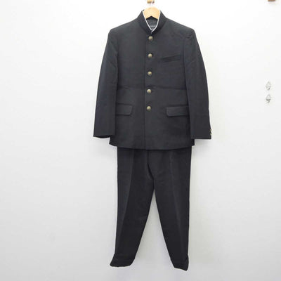 【中古】愛知県 雁が音中学校 男子制服 2点 (学ラン・ズボン) sf063491