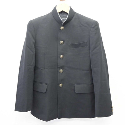 【中古】愛知県 雁が音中学校 男子制服 2点 (学ラン・ズボン) sf063491