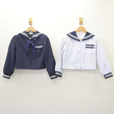 【中古】鹿児島県 伊集院高等学校 女子制服 5点 (セーラー服・セーラー服) sf063497