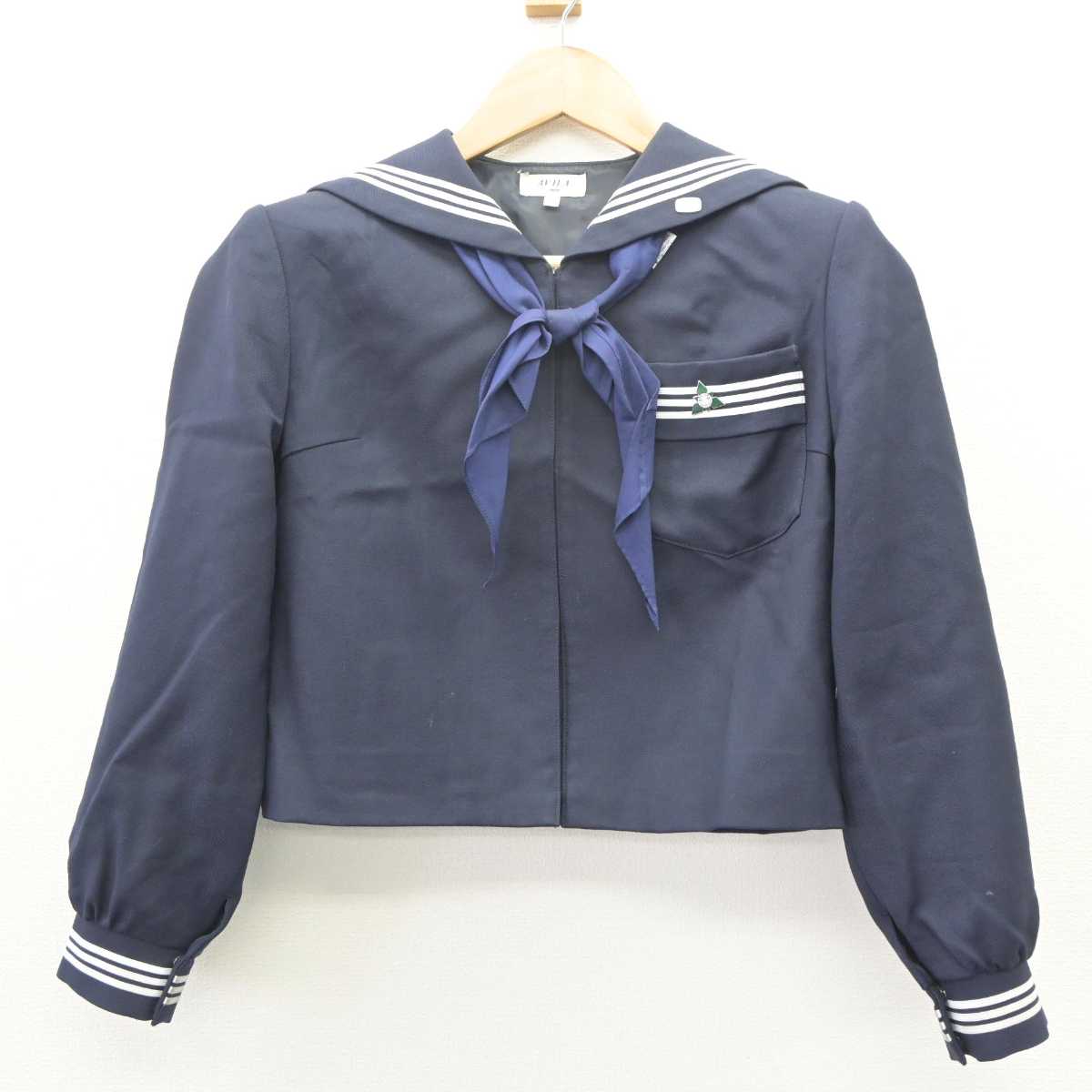 【中古】鹿児島県 伊集院高等学校 女子制服 5点 (セーラー服・セーラー服) sf063497