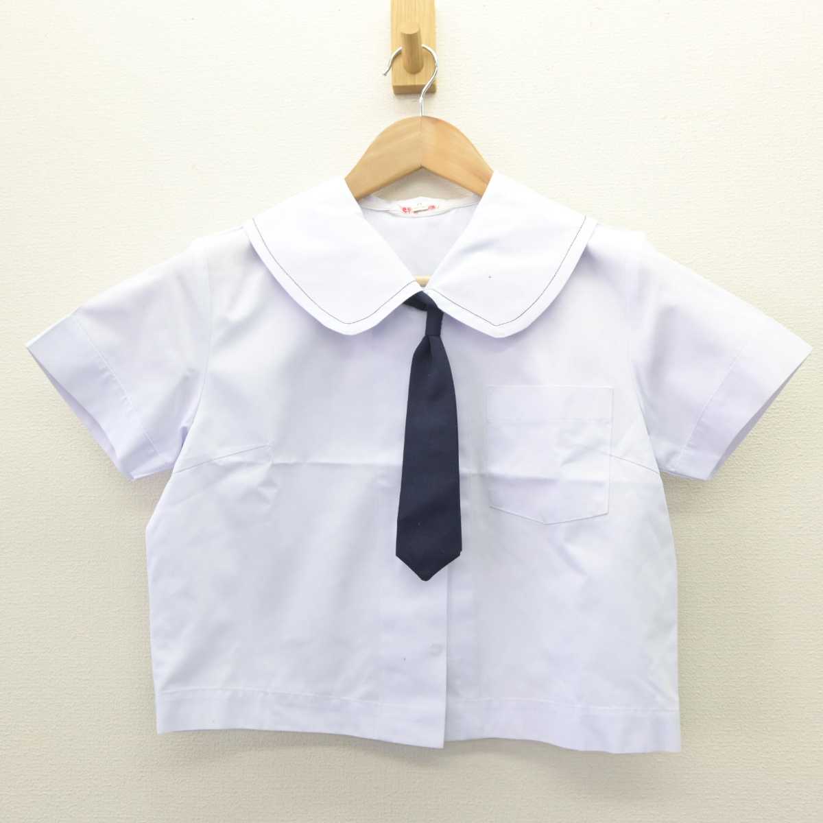 【中古】鹿児島県 伊集院高等学校 女子制服 3点 (セーラー服・シャツ) sf063498