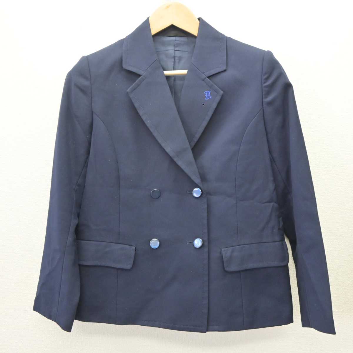 【中古】福岡県 北九州高等学校 女子制服 3点 (ブレザー・スカート) sf063500