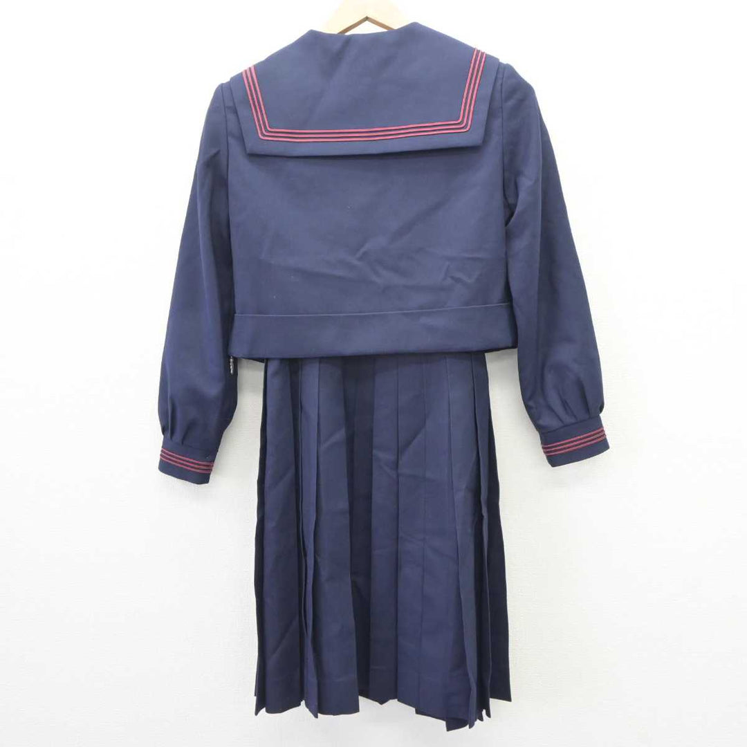 【中古】福岡県 北九州市立霧丘中学校 女子制服 2点 (セーラー服・ジャンパースカート) sf063504 | 中古制服通販パレイド