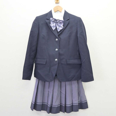 【中古】兵庫県 神戸野田高等学校 女子制服 5点 (ブレザー・ニット・シャツ・スカート) sf063506