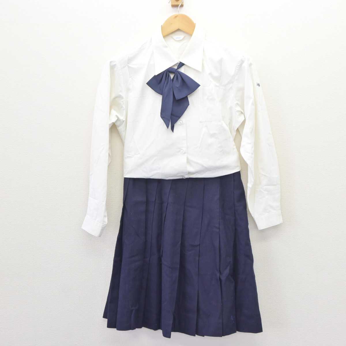 【中古】愛知県 安城学園高等学校 女子制服 4点 (ブレザー・シャツ・スカート) sf063510