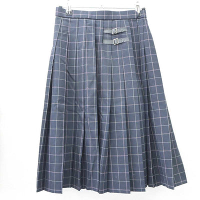 【中古】福岡県 福岡農業高等学校 女子制服 2点 (ニットベスト・スカート) sf063516