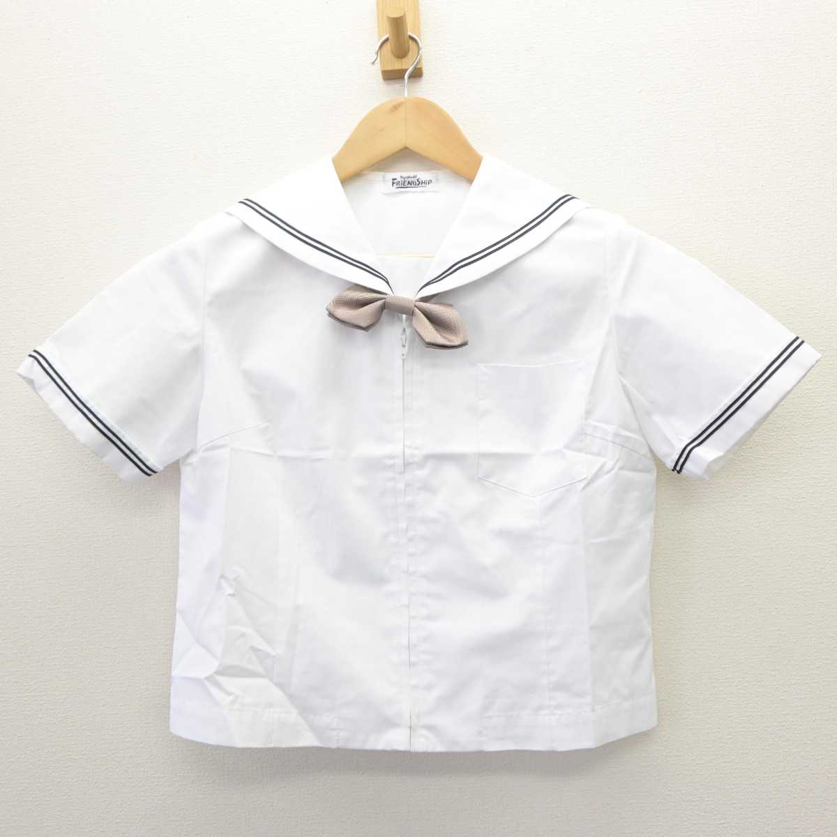 【中古】埼玉県 西武台新座中学校 女子制服 3点 (セーラー服) sf063522