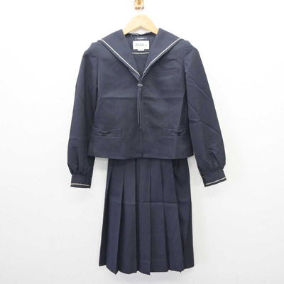 【中古】埼玉県 西武台新座中学校 女子制服 3点 (セーラー服・スカート) sf063523