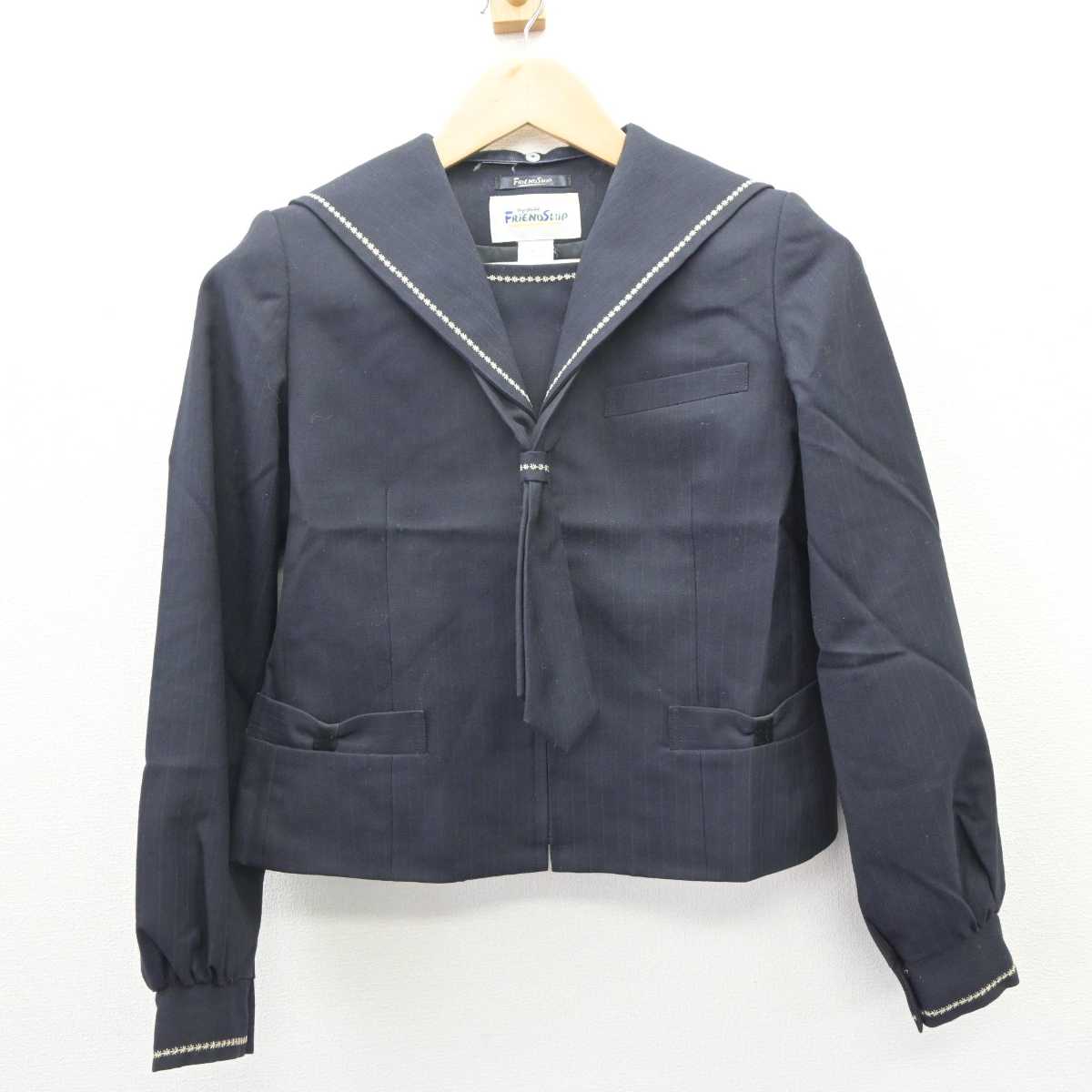 【中古】埼玉県 西武台新座中学校 女子制服 3点 (セーラー服・スカート) sf063523