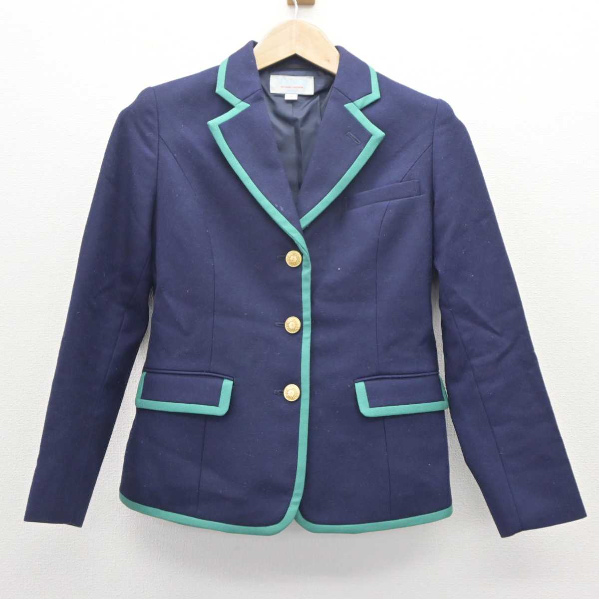 【中古】東京都 上野学園中学校 女子制服 3点 (ブレザー・シャツ・スカート) sf063528