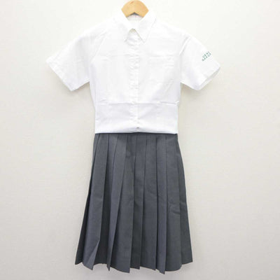 【中古】東京都 上野学園中学校 女子制服 3点 (シャツ・スカート) sf063530