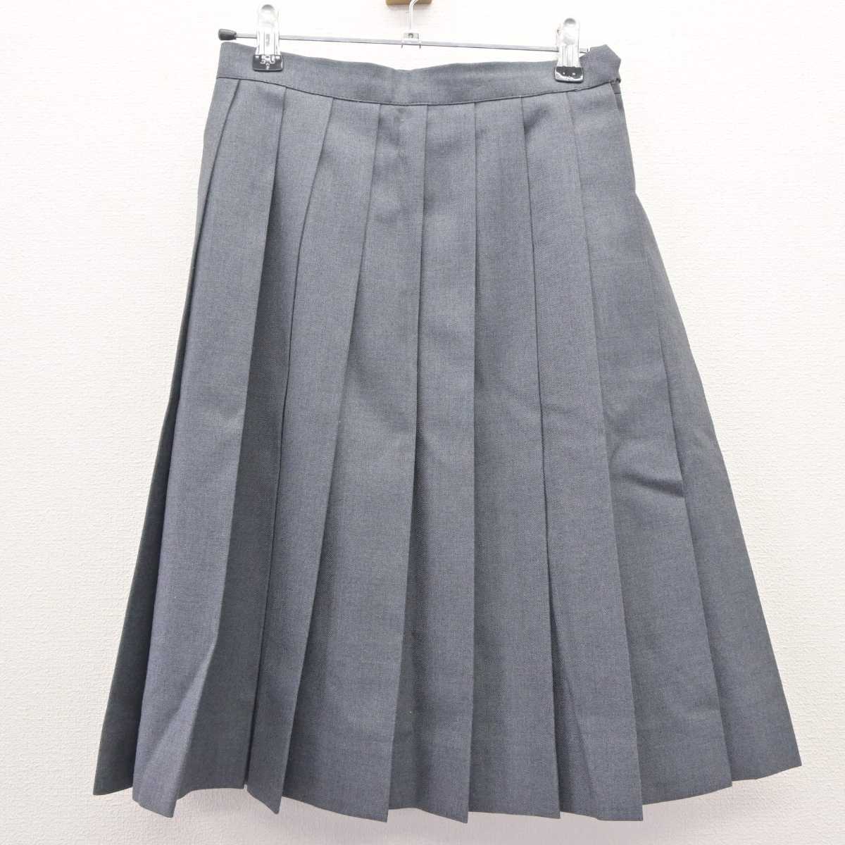 【中古】東京都 上野学園中学校 女子制服 3点 (シャツ・スカート) sf063530