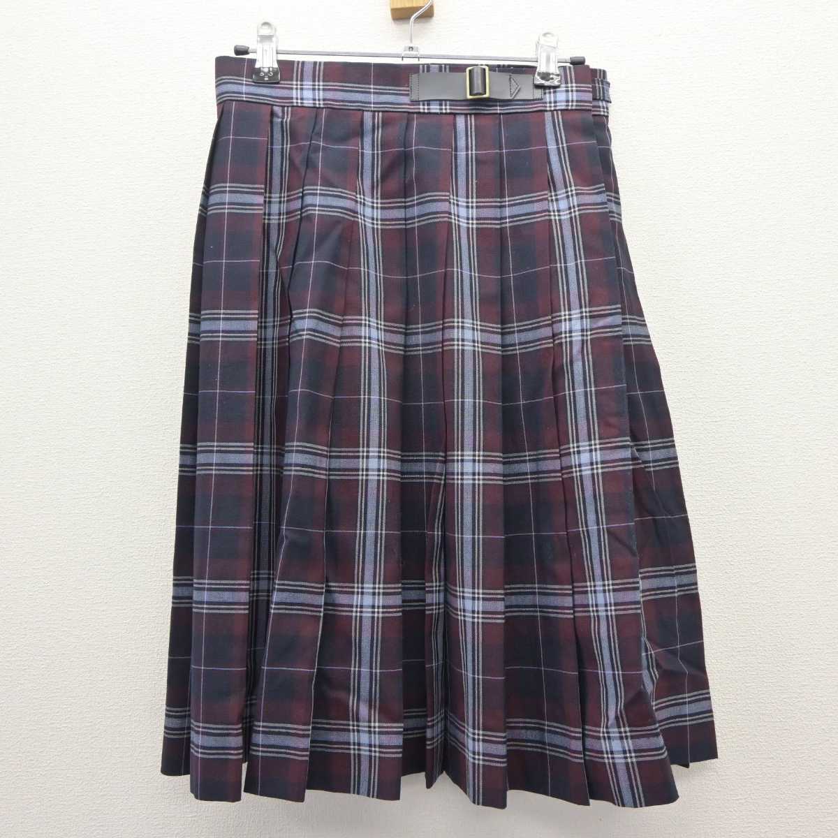 【中古】愛知県 名古屋経済大学市邨高等学校 女子制服 4点 (ニットベスト・セーラー服・スカート) sf063539