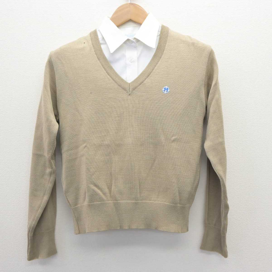 中古】熊本県 熊本マリスト学園高等学校 女子制服 2点 (ニット・シャツ) sf063552 | 中古制服通販パレイド