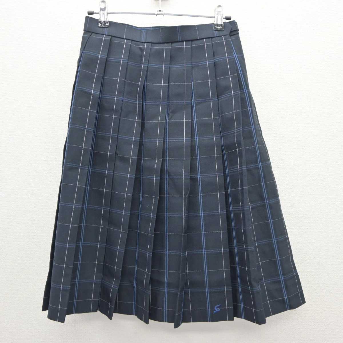 【中古】大阪府 東住吉総合高等学校 女子制服 4点 (ブレザー・ニット・シャツ・スカート) sf063555